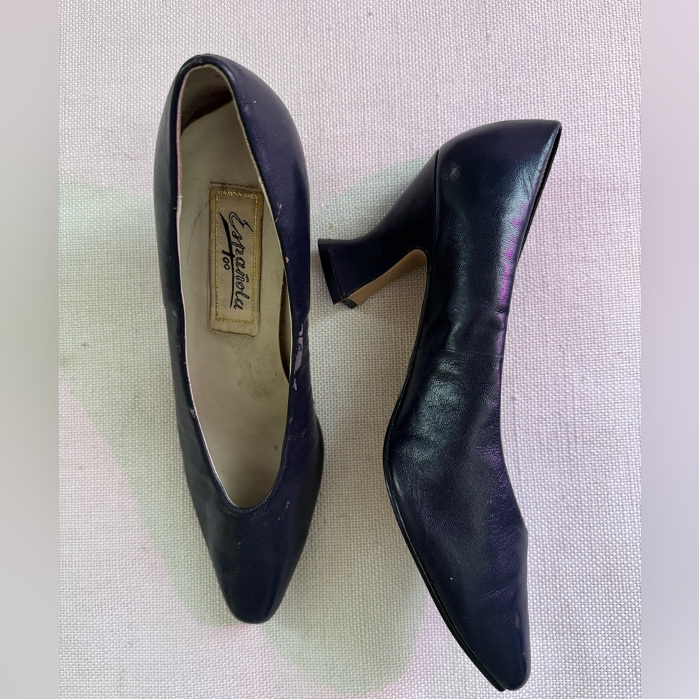Española 100 Women's Navy Blue Heels